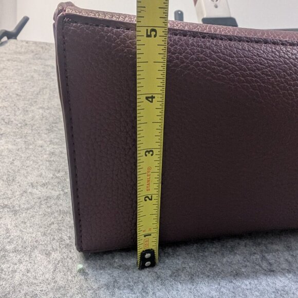 Rachel Zoe Burgundy tote shoulder bag minimalist large spacious versatile - Picture 5 of 15